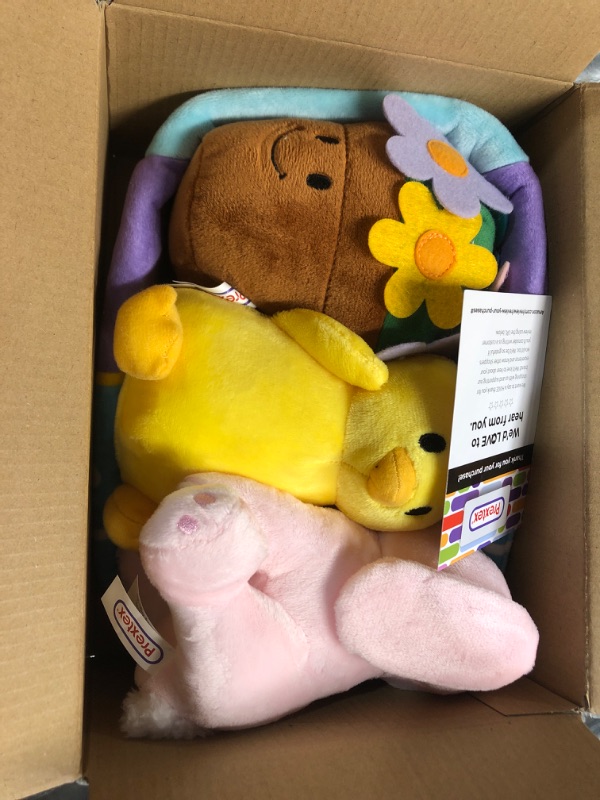 Photo 1 of (USED/FAIR) PREXTEX Easter Egg Stuffed Animals Plushie with Toy Accessories - Stuffies in Zip Up Egg Toys with Storage - Kids Animal Dolls, Baby Gift Bag, Party Favor, Birthday Gift Set - Boy and Girl Age 3-5+