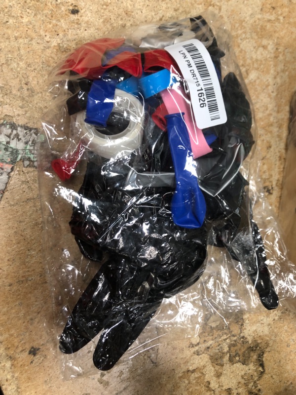 Photo 1 of 127pcs Spider Party Decorations Balloons Black Red and Blue Balloons Garland Kit Arch Backdrop Tablecloth Banner Cake Hero Theme Birthday Party Decorations Foil Fringe Curtains For Kids