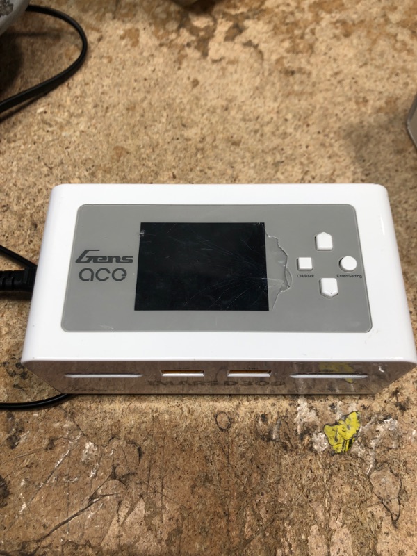 Photo 1 of *DAMAGE* Gens Ace Lipo Battery Charger IMARS D300 G-Tech Series Smart Dual Lipo Charger 16A AC 300W DC 700W Lipo Charge?White?