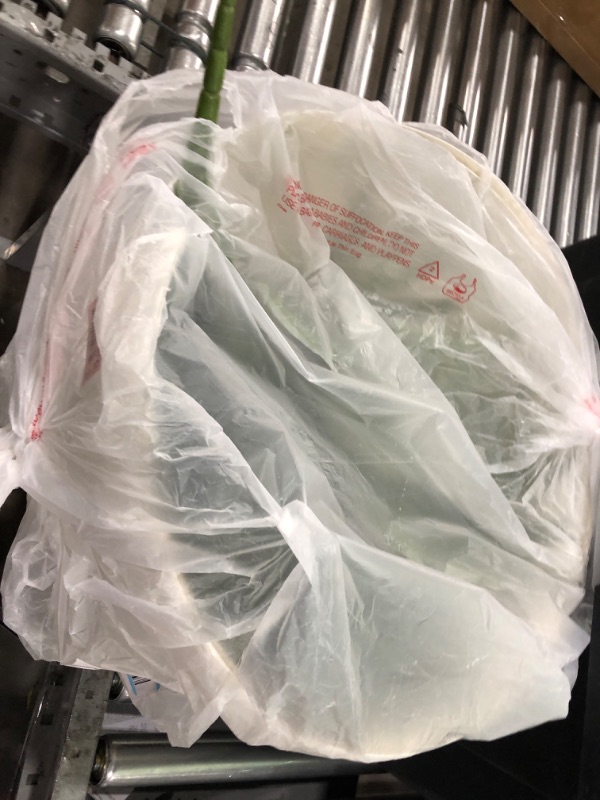 Photo 1 of Good Pet Stuff Hidden Litter Box Base Kit, Round Enclosed Cat Planter Furniture with Fake Plant, Hooded Vented Carbon Filter System for Odor Control, Easy to Clean, Made in USA, White Birch