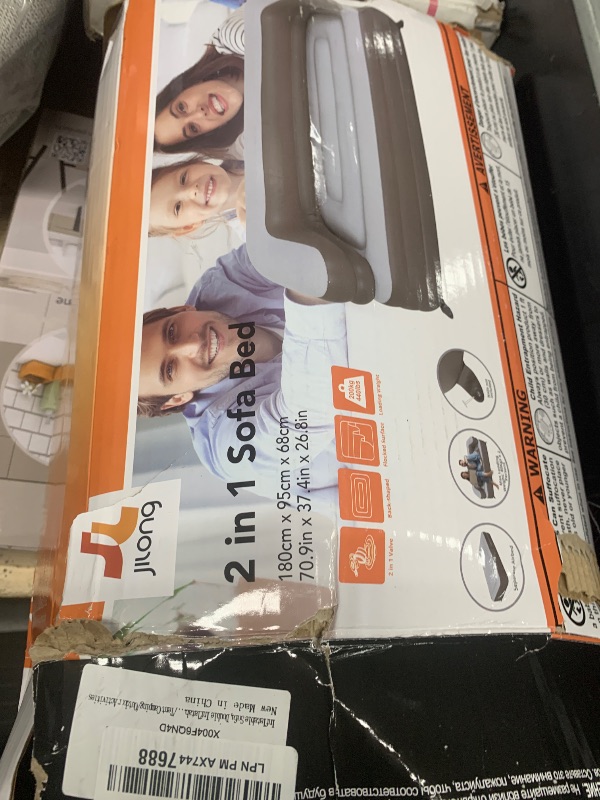 Photo 1 of Inflatable Sofa,Double Inflatable Chair for Adults-Flodable Blow Up Couch Lounger-Portable Air Sofa for Indoor Living/Tent Camping/Outdoor Activities