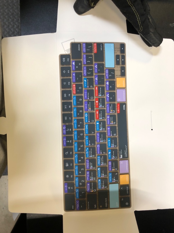 Photo 1 of JCPal Adobe Premiere Pro Shortcut Guide Keyboard Cover for Apple MacBook Pro 14 inch and MacBook Pro 16 inch (M1-M4 Models) and MacBook Air 13 inch and MacBook Air 15 inch (M2/M3 Models) (US-Layout)