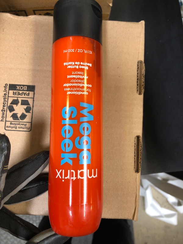 Photo 1 of Matrix Mega Sleek Conditioner | Smoothing, Anti-Frizz, Detangling | For Dry, Damaged & Frizzy Hair | Salon Professional Conditioner | With Shea Butter | 10.1 Fl. Oz. | Vegan