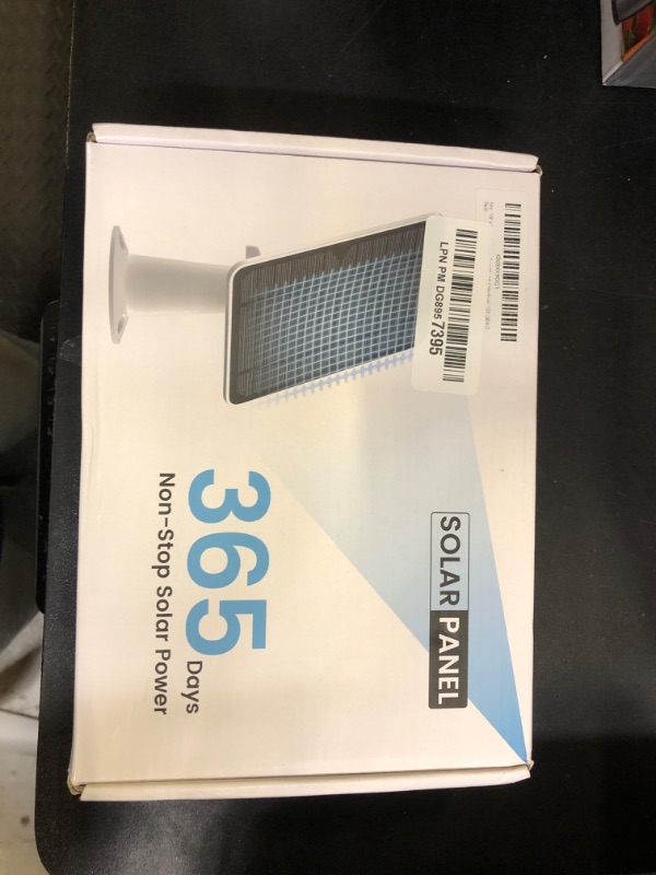 Photo 1 of Premium Solar Panel for Google Nest Camera, 5W Camera Solar Panel Power for Google Nest Cam Outdoor & Indoor (Battery Version), Special Made for Google Nest Cam, IP65 Waterproof, w/ 13ft Cable, 2 Pack