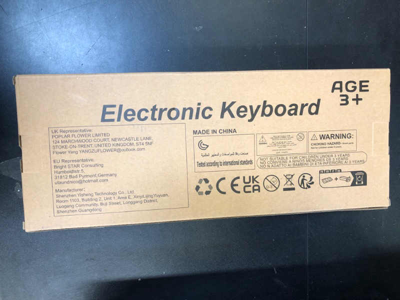 Photo 1 of M SANMERSEN Kids Piano Keyboard with Microphone 37 Keys Portable Electronic Keyboards for Beginners Musical Toy for 3/4/5/6 Year Old Girls Boys, Pink