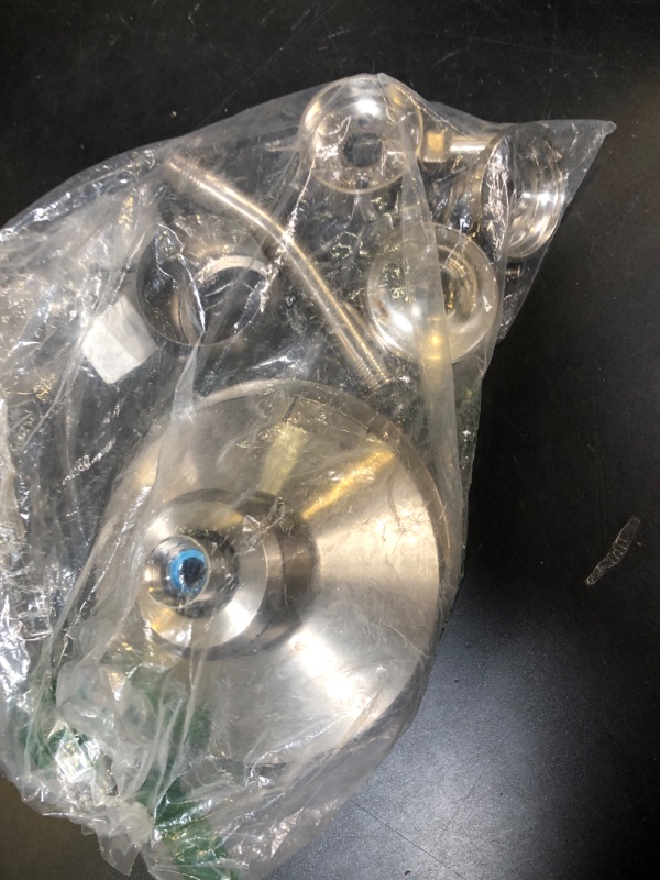 Photo 1 of Delta Faucet Saylor 17 Series Brushed Nickel Shower Valve Trim Kit with H2Okinetic Shower Head, Delta Shower System, Shower Faucet Set, Shower Head and Handle, Stainless T17235-SS (Valve Not Included)