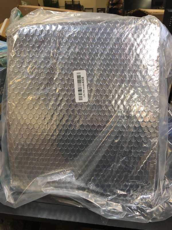 Photo 1 of Reflective Foil Insulation, Double Reflective Bubble Insulation Sheet, Aluminum Foil Bubble Shield, Reflective Window Insulation Radiant Barrier Roll for RV Windows Weatherproofing(47''x 15Ft)