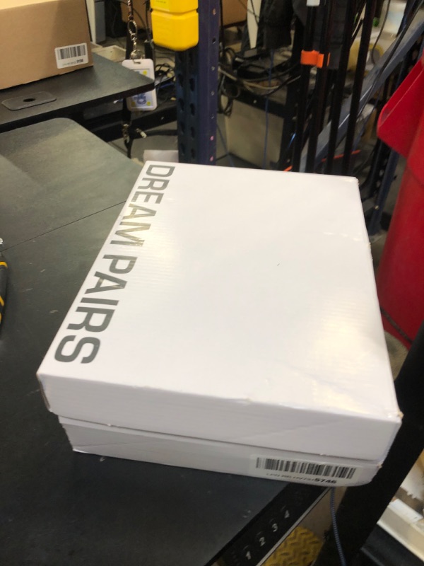 Photo 1 of DREAM PAIRS White High Heels Chunky Block Platform Heels for Women Ankle Strap Sexy Open Square Toe Heels Dressy Pumps Sandals SDHS2324W Size 8