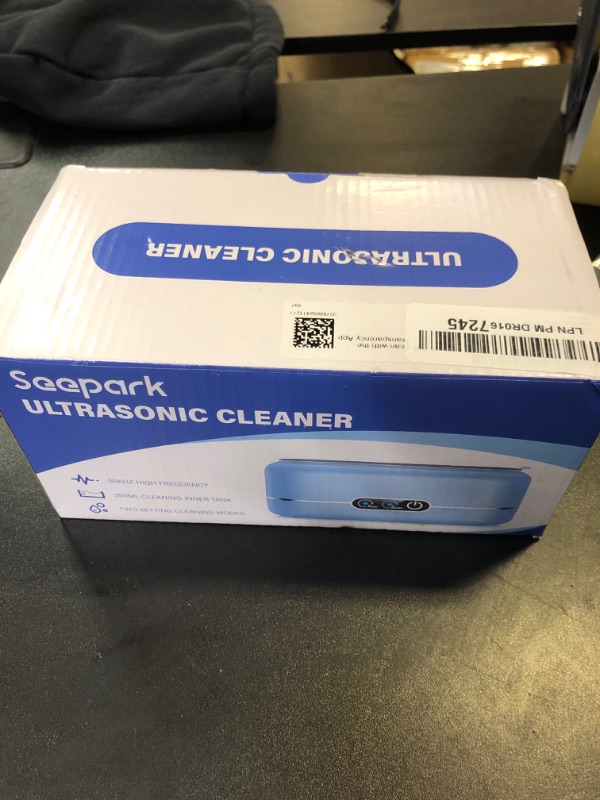 Photo 1 of Professional Ultrasonic Jewelry Cleaner with Digital Timer,50KHz Ultrasonic Cleaner Machine with 304 Stainless Steel for Jewelry,Eyeglasses, Rings, Coin, Watch Strap, Dentures, Hygiene Items (Blue)