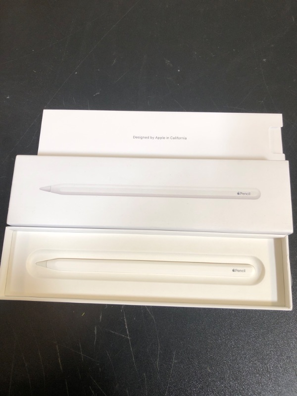 Photo 2 of Apple Pencil (2nd Generation): Pixel-Perfect Precision and Industry-Leading Low Latency, Perfect for Note-Taking, Drawing, and Signing documents. Attaches, Charges, and Pairs magnetically.