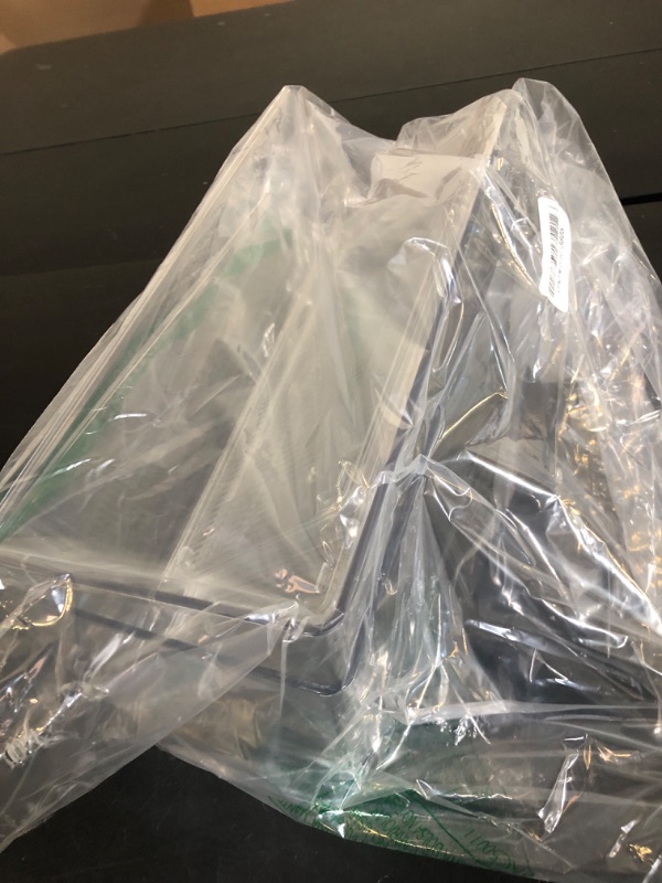 Photo 1 of SCAVATA Standard & Skinny Can Organizer for Refrigerator, Stackable Soda Pop Can Holder Dispenser with Lid for Fridge Pantry Rack Freezer, Clear Plastic Storage Bins-Holds 12 Cans Each (Clear)