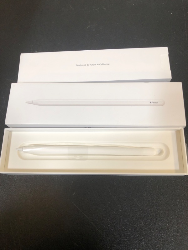 Photo 2 of Apple Pencil (2nd Generation): Pixel-Perfect Precision and Industry-Leading Low Latency, Perfect for Note-Taking, Drawing, and Signing documents. Attaches, Charges, and Pairs magnetically.