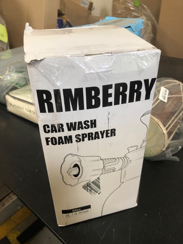 Photo 1 of RIMBERRY 2L Pump Foam Sprayer, 68oz Car Wash Foam Sprayer, Hand Pressurized Soap Sprayer with Two Adjustable Nozzles, Microfiber Wash Mitt, Ideal for Car Wash, Home Cleaning, Garden Watering