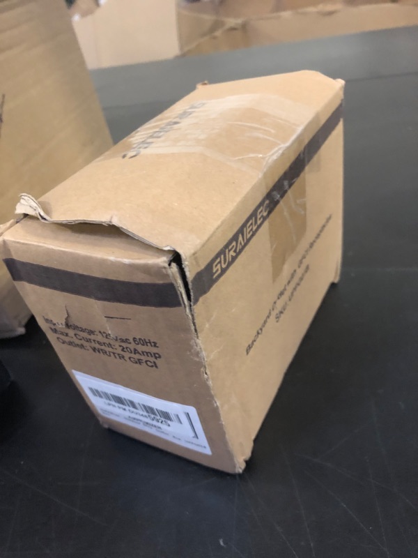 Photo 1 of SURAIELEC Outdoor Outlet Box, 20 AMP Waterproof Electrical Box, 20 AMP WRTR GFCI Receptacles, Rainproof 3R Enclosure, All Metal Outlet Cover, Power Plug for Backyard, Outdoor Lighting