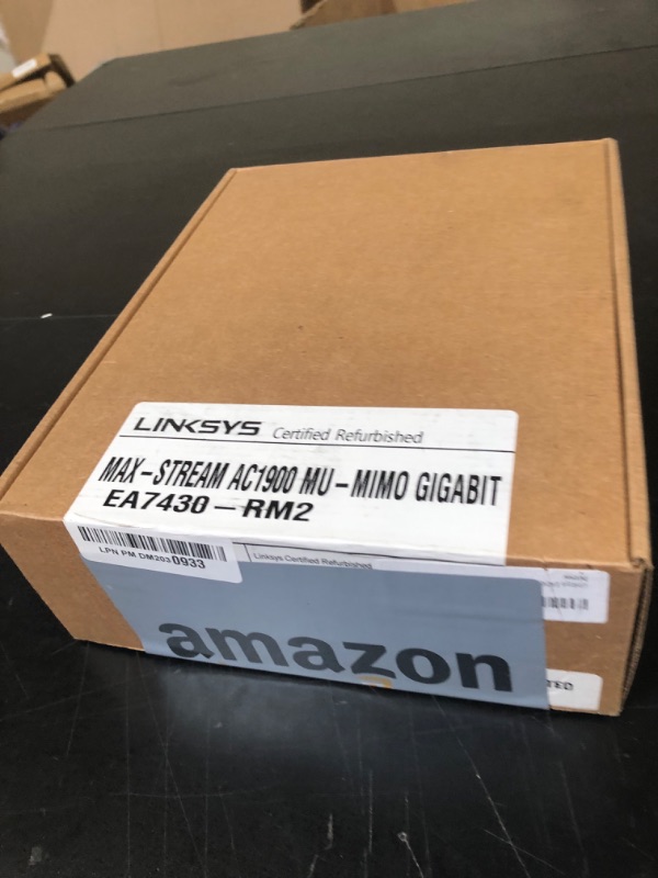 Photo 1 of Linksys EA7430 - Dual-Band AC1900 WiFi 5 Router (Renewed)