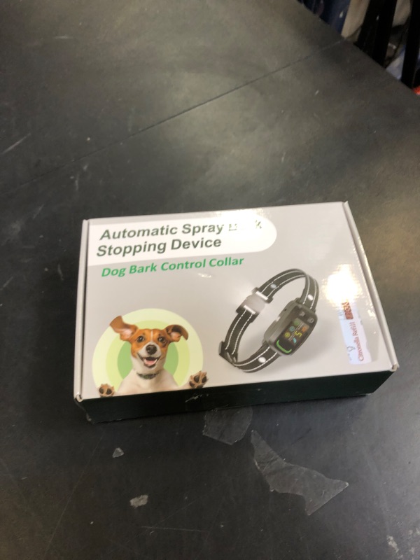 Photo 1 of Citronella Bark Collar [1* Spray Refill] Anti Barking Training Collar, Citronella Dog with 5 Adjustable Sensitivity Beep/Vibration/Spray for L/M/S Dog Training