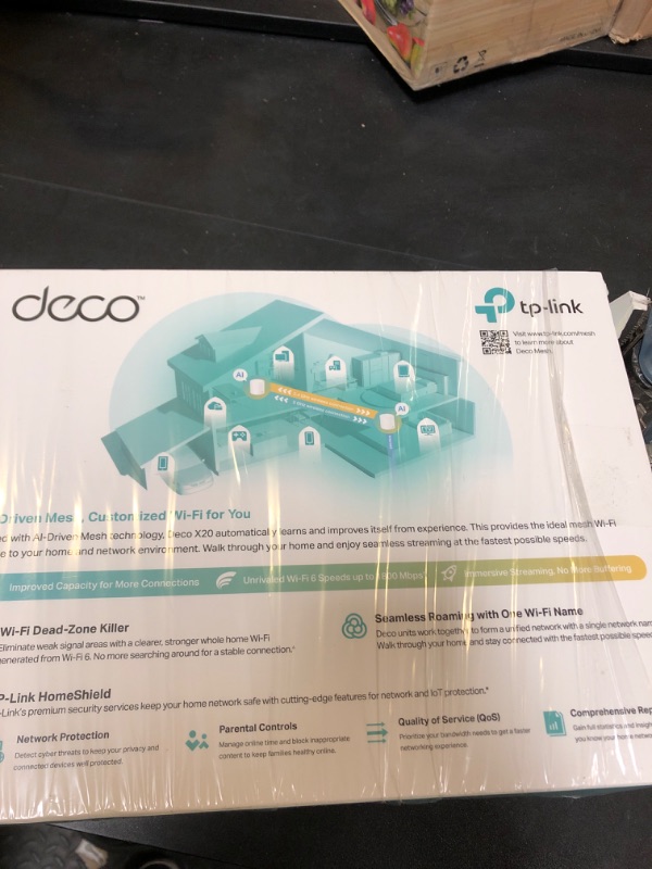 Photo 4 of TP-Link Deco WiFi 6 Mesh WiFi System(Deco X20) - Covers up to 4000 Sq.Ft. , Replaces Wireless Internet Routers and Extenders, 2-Pack