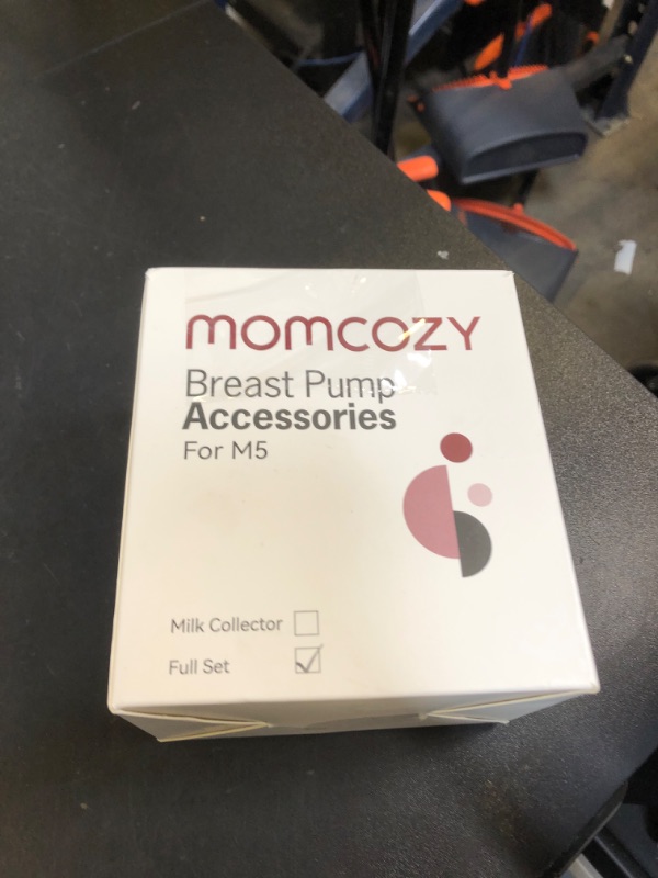 Photo 2 of Momcozy Full Set Collector Cup Only Compatible with Momcozy M5 NOT for Others. Original M5 Breast Pump Replacement Accessories (160ml, with Double-Sealed Flange 24mm)