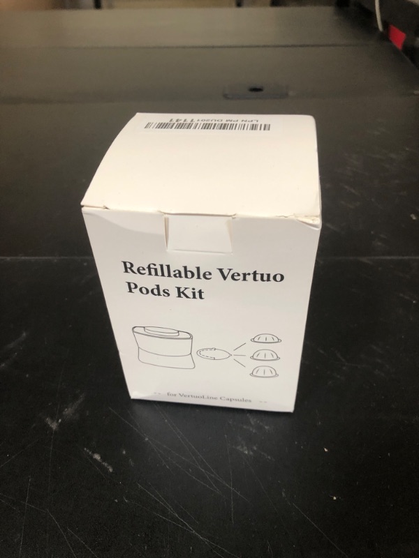 Photo 1 of NESSUS Refill Kit for Reusable Nespresso Vertuo Pods, Lid Quick Opener for Original Seal, 50PCS Aluminum Foil Lids, Tamp & Press Refillable Vertuo Capsules Holder and Brush