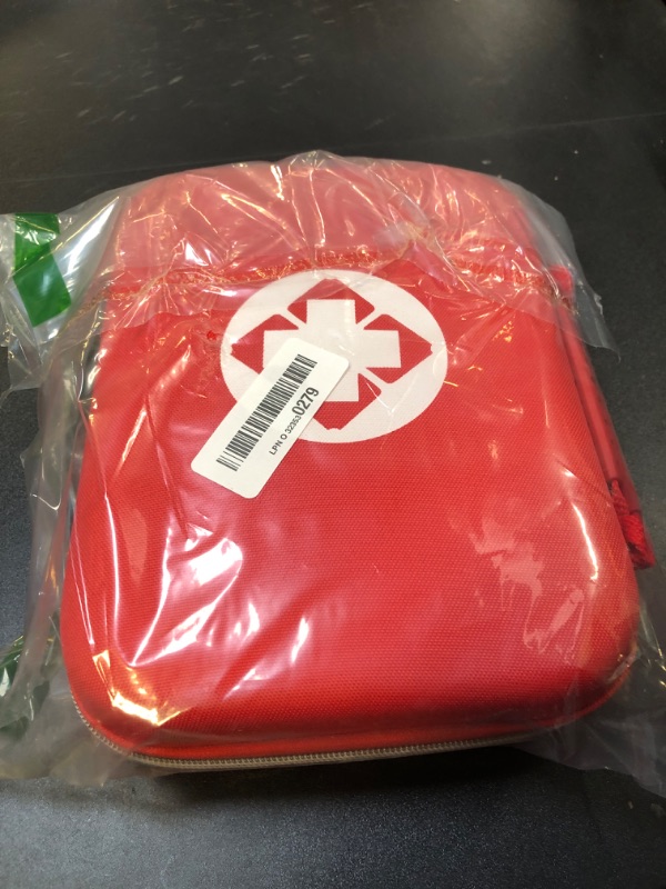 Photo 1 of 299PCS First Aid Kit Portable Red Camping Essentials Multiple Purpose Survival Kits Plus Case Emergency Set Outdoor Backpacking Gear Suitable for Hiking School Car Home YIDERBO