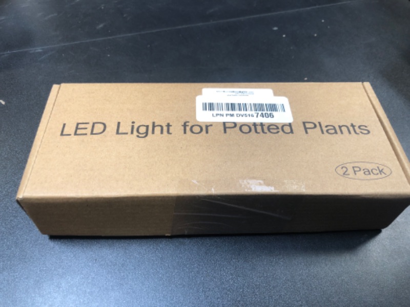 Photo 1 of Juhefa Grow Light for Indoor Plants Growing, 6000K Full Spectrum Gooseneck Plant Lamp for Seedings Succulents Small Plants, Auto On/Off Timing & 5 Dimming, 2-Pack