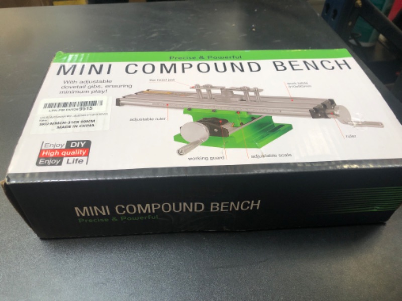 Photo 1 of HFS (R) Multifunction Worktable Milling Working Cross Table Milling Machine Compound Drilling Slide Table For Bench Drill Adjustment X-Y (310X 90MM)