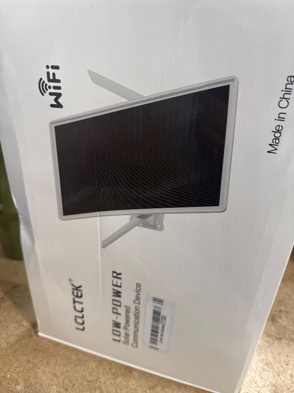 Photo 1 of WiFi Extender Signal Booster Solar Battery Outdoor, Long Range up to 300-feet, Internet 2.4G WiFi Extender Booster, Wireless Signal Booster WiFi Repeater 300Mbps, Applicable to 2.4G Router (32*24cm)