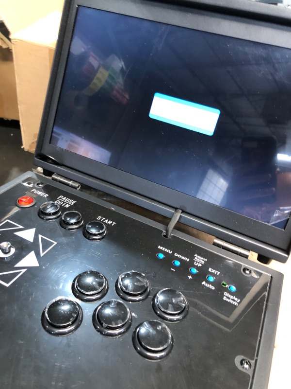 Photo 3 of 14" Portable Arcade Console, Plug and Play, Metal Case with Lock, Supports Online Game Downloads, Pre-loaded with 5000 Retro Games, Rechargeable