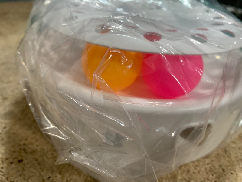 Photo 1 of ***(PARTS ONLY/ NON FUNCTIONAL/ NO RETURNS OR REFUNDS)***
Potaroma Cat Toys 3in1 Automatic Interactive Kitten Toy, Fluttering Butterfly, Moving Ambush Feather, Track Balls, Dual Power Supplies, USB Powered, Indoor Exercise Kicker (Bright White)