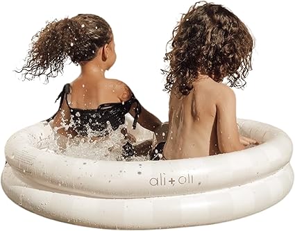 Photo 1 of Ali+Oli Summer Collection, Swim Seat for Baby, Modern Pool Float for Infants Ages 1-2 Years, 28”x8” Inflatable Swim Ring Float with Seat, (Checkers)
