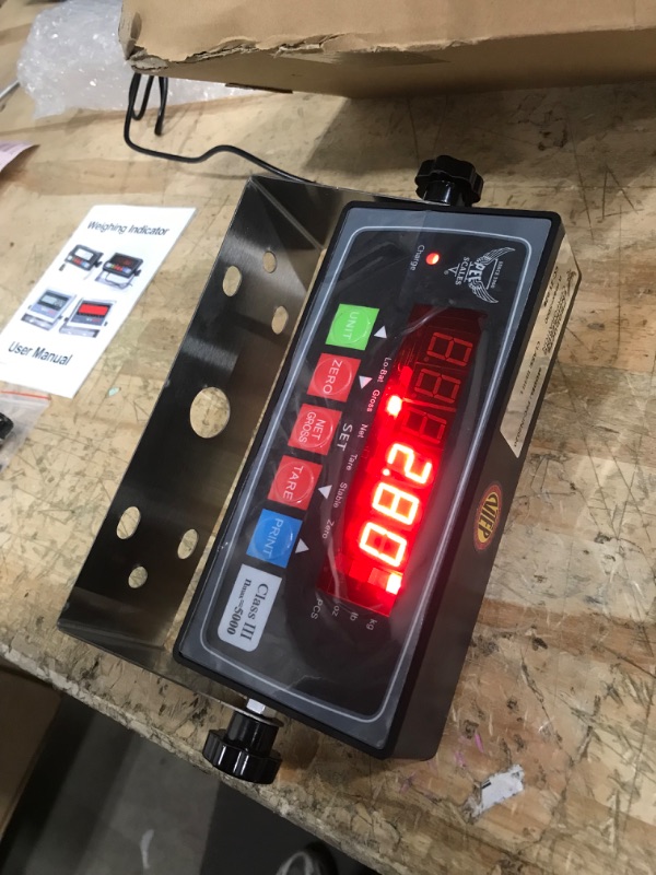 Photo 1 of PEC NTEP Approved Digital Indicator with LED Display for Floor, Livestock, Truck Scales - Instructional Scale Indicator (PEC-IN202)