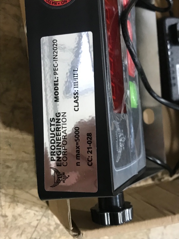 Photo 1 of PEC NTEP Approved Digital Indicator with LED Display for Floor, Livestock, Truck Scales - Instructional Scale Indicator (PEC-IN202)