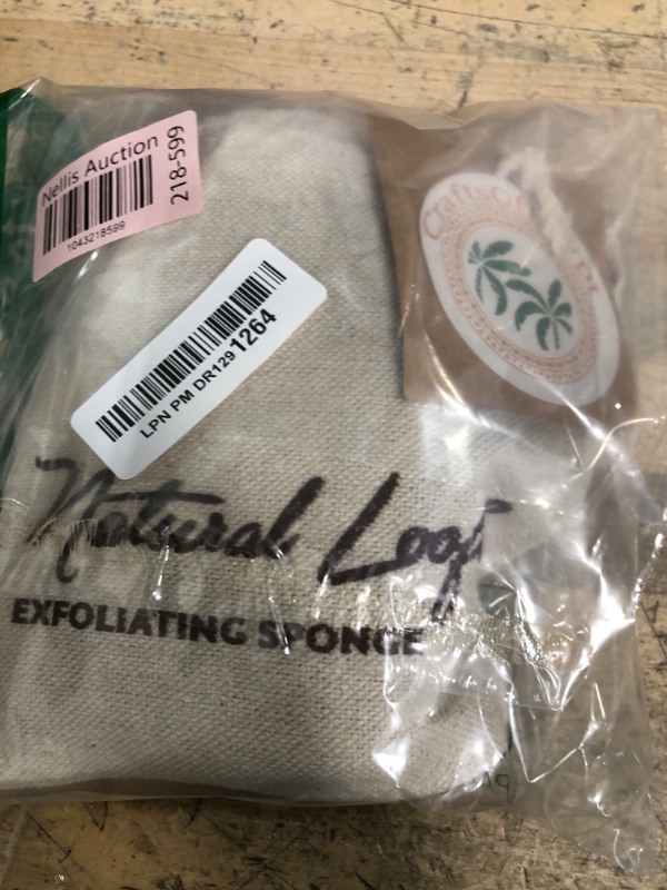 Photo 1 of All Natural Loofah Sponge, Pack of 2 Real Egyptian Bath & Shower Exfoliating Loofa Scrubber Sponges for Face, Back & Body, Eco Friendly, No Toxic Chemicals, 6" x 6" by Crafts of Egypt