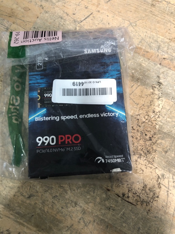 Photo 1 of ***(NO RETURNS OR REFUNDS/ FOR PARTS ONLY/ NON FUNCTIONAL)***
SAMSUNG 990 PRO SSD 500gb