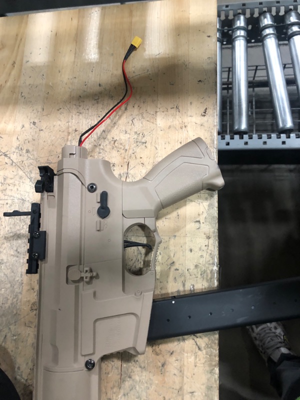Photo 1 of item has been modified 
EMERBU Modified Electric Splatter Gel Ball Orby Blaster PDX - Gen8.5 Gearbox with Metal Gearset - 11.1V High Power - Semi & Full Automatic Modes - Hardest Water Based Beads - Ages 16+(Tan)