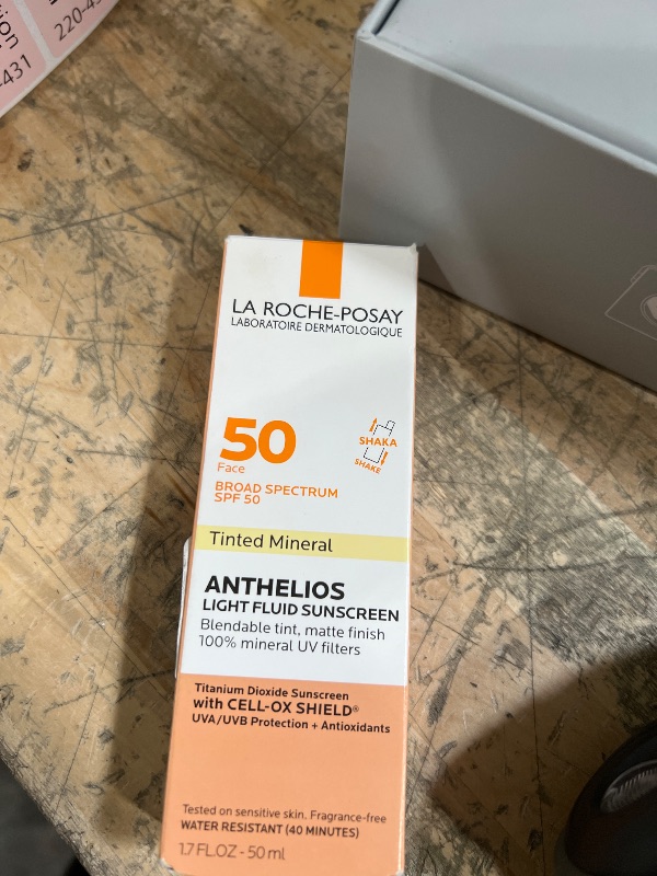 Photo 1 of La Roche-Posay Anthelios Tinted Sunscreen SPF 40+, Broad Spectrum SPF + Antioxidants, Titanium Dioxide & Zinc Oxide Sunscreen, 4 Flexible Shades With No White Cast, Oil Free & Oxybenzone Free