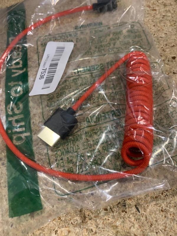 Photo 1 of HangTon Micro HDMI to HDMI 4K 8K 60p Cable for ATOMOS Ninja V Ultra Canon R6 II R5C R5 R8 Sony ZVE10 A7C A7R IV III A7SII Lumix S5 S9 GH4 Camera SmallHD Cine Indie Monitor, Type A D HDMI 2.1 Red 50cm