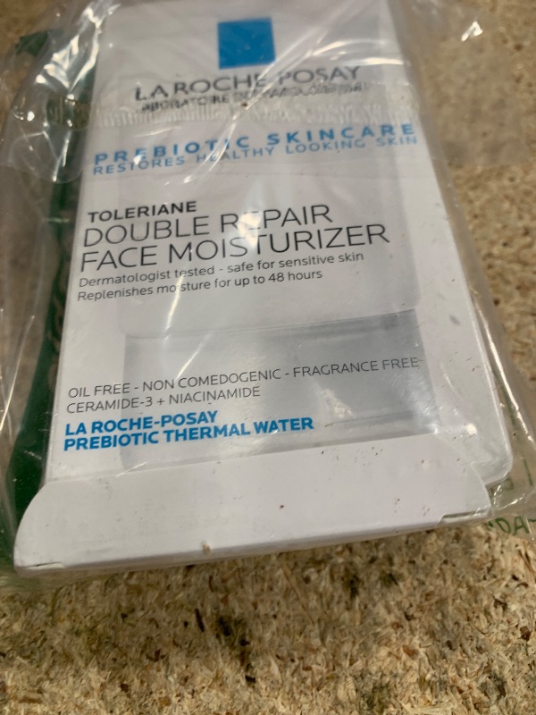 Photo 1 of La Roche-Posay Toleriane Double Repair Face Moisturizer, Daily Moisturizer Face Cream with Ceramide and Niacinamide for All Skin Types, Oil Free, Fragrance Free