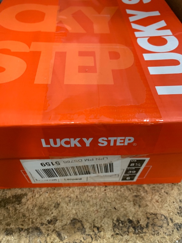 Photo 1 of LUCKY STEP Women's Classic Fashion Casual Sneakers Skate Shoes No Slip Lace Up Walking Shoes(8.5 M US Leopard)