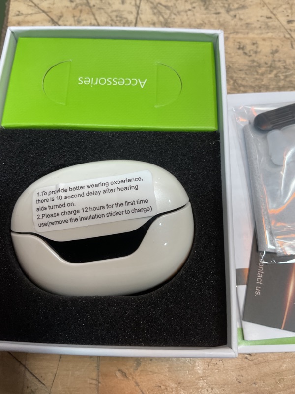 Photo 1 of 16-Channel True Hearing Aids, Virtually Invisible OTC Hearing Aids for Seniors with Noise Reduction, No Whistling Digital Hearing Aids with Feedback Cancellation, Comfort Design (Beige)