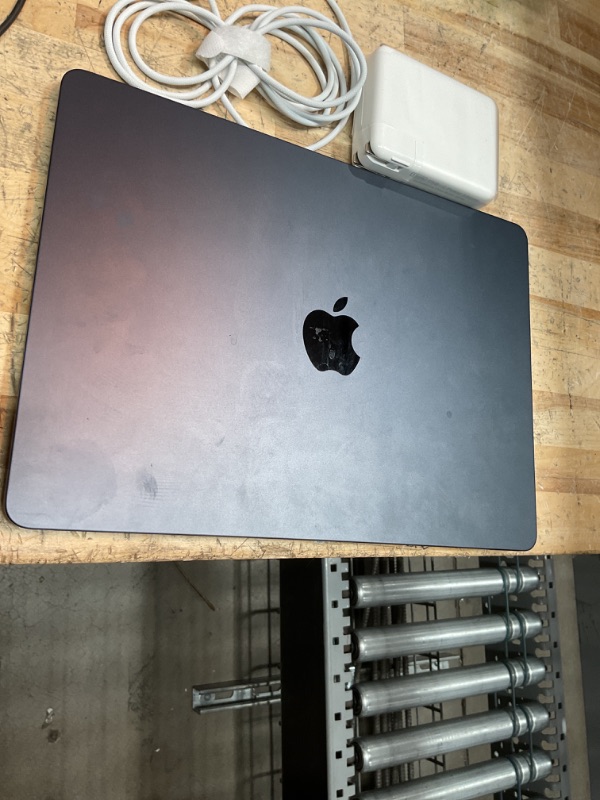 Photo 1 of Apple 2022 MacBook Air M2 Chip (13-inch, 8GB RAM, 256GB SSD Storage) (QWERTY English) Midnight (Renewed Premium)
