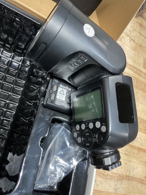Photo 1 of GODOX V1 V1-S Round Head Camera Flash for Sony, 2.4G TTL Flash HSS 1/8000s Speedlite, Rechargeable Li-ion Battery, 480 Full Power Shots, LED Modeling Lamp, External Flash Compatible for Sony Camera