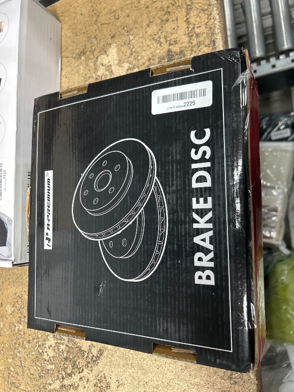Photo 1 of A-Premium 10.20 inch (259mm) Rear Solid Disc Brake Rotors Compatible with Select Lexus, Pontiac and Toyota Models - Corolla, Matrix, Prius, Prius AWD-E, Plug-In, Prius Prime, CT200H, Vibe, 2-PC Set