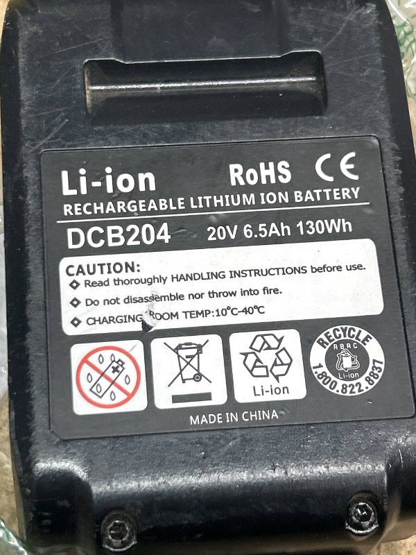 Photo 1 of KUNLUN 1 pack 20V 6.5Ah Replacement Battery for Dewalt 20V Max Battery Suitable for Dewalt 20 Volt XR Max Lithium-ion Battery DCB200 DCB201 DCB204 DCB206 DCD DCF DCG DCS Series Cordless Power Tools