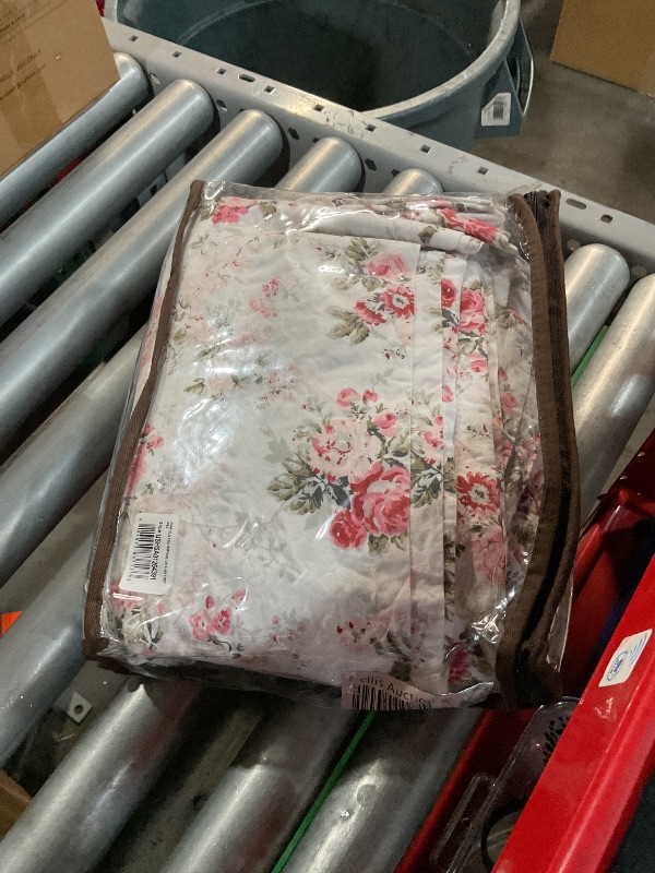 Photo 1 of ***(MISSING FITTED SHEET)***
Laura Ashley - Queen Sheets, Cotton Percale Bedding Set, Lightweight & Breathable Home Decor (Ashfield Pink, Queen)