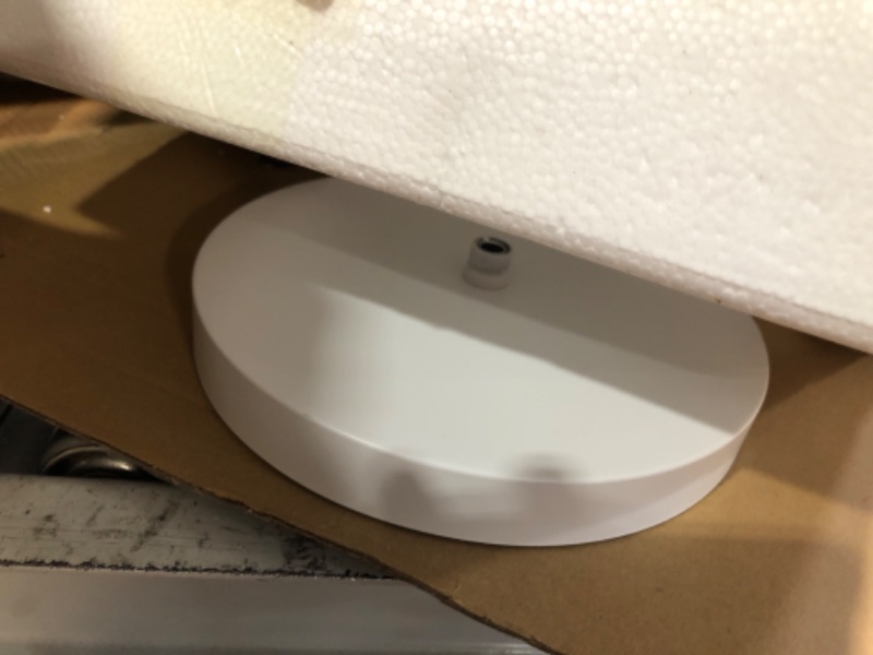 Photo 1 of ***(MISSING PARTS/ UNABLE TO TEST)***
White Floor Lamp, 15W/1800LM Bright LED Floor Lamp for Living Room, Adjustable Gooseneck Dimmable Standing Office Task Lamp for Reading, Study, Eye Caring Lash Light for Sewing Tatoo Facial Spa