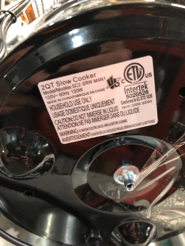 Photo 1 of ***(USED)***
Uncanny Brands Star Wars The Mandalorian 2-Quart Slow Cooker- Kitchen Appliance-Baby Yoda
