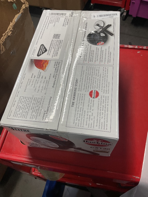 Photo 1 of ***(PARTS ONLY/ NON REFUNDABLE/ NO RETURNS OR REFUNDS)***
Hawkins Contura Hard Anodized Induction Compatible Extra Thick Base Pressure Cooker, Black, 3L