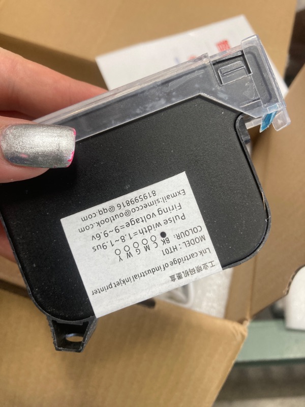 Photo 1 of FTVOGUE Handheld Inkjet Printer Label Printer for Printing Production Date Batch Number Logo