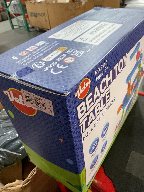 Photo 1 of **FOR PARTS OR REPAIR**SEE NOTES**
VATOS 3 Tier Sand Water Table, Kids Splash Sand Table Water Toys for Aged 3 4 5 6 7 8 9, Activity Sensory Table Summer Beach Outside Toys for Toddlers Kids